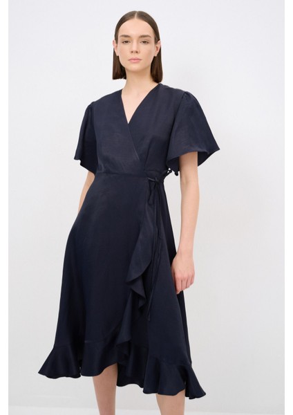 Vıskon Volanlı Elbise fiyatları