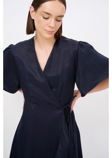 Vıskon Volanlı Elbise modelleri