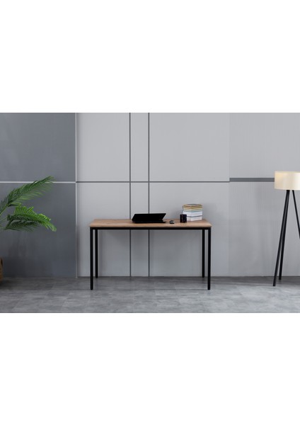 Çalışma Masası 140X80X75 cm Siyah Atlantik Çam