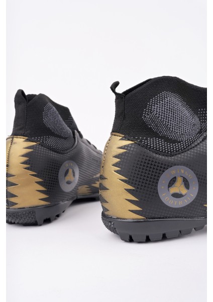 Halı Saha Krampon Erkek Yetişkin Çoraplı Ayakkabı Suni Deri Modeli 142 fırsatları