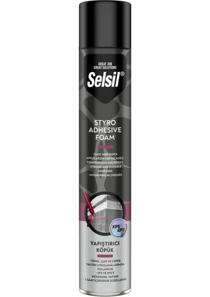 Şişmeyen Yapıştırıcı Köpük 750 ml