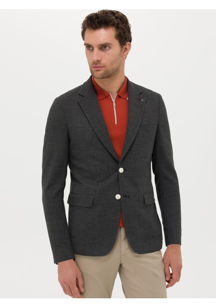 Erkek Antrasit Slim Fit Ceket 50264775-VR006 modelleri