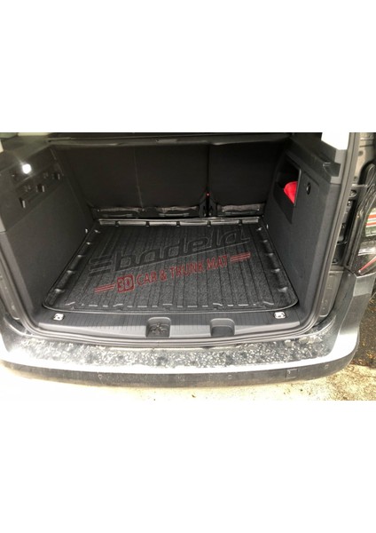 Ford Tourneo Connect Koltuklu Van 2023- Sonrası 3D Kauçuk Bagaj Havuzu