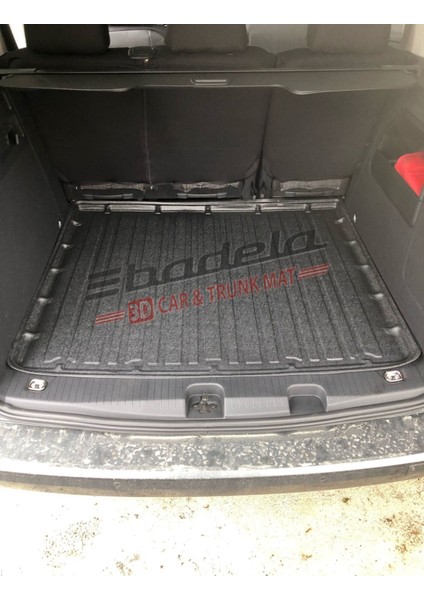Ford Tourneo Connect Koltuklu Van 2023- Sonrası 3D Kauçuk Bagaj Havuzu