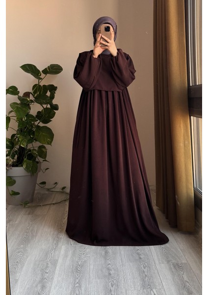 Yelekli Elbise - Kızıl Kahve fiyatları