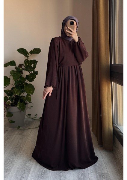 Yelekli Elbise - Kızıl Kahve indirimleri