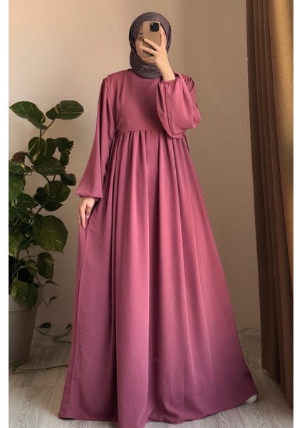 Yelekli Elbise - Pembe