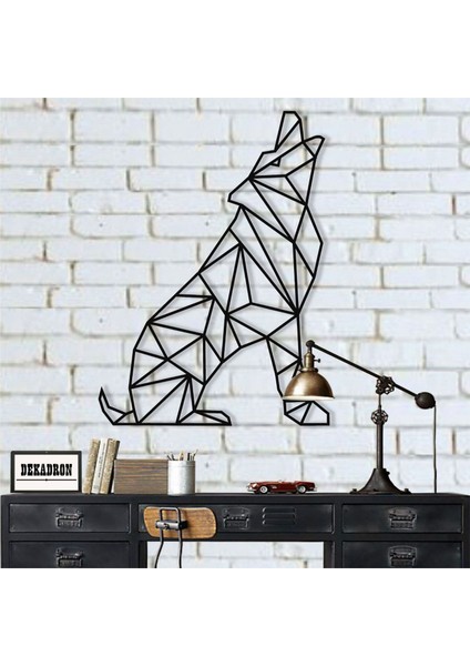 Geometrik Kurt Metal Tablo