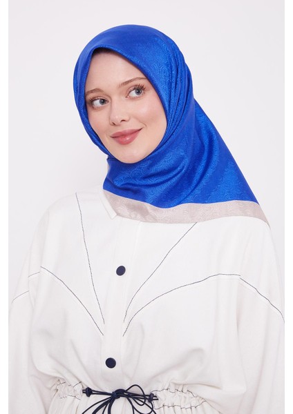 Saks Halka Desen Monogram Eşarp