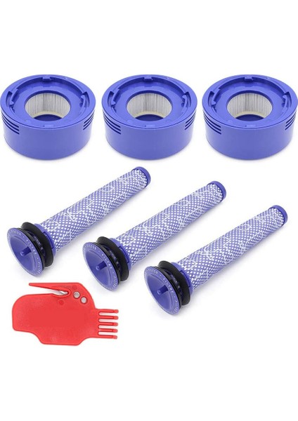Dyson V7 V8 Elektrikli Süpürge Için Uyumlu Hepa Filtre (Yurt Dışından)