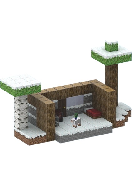 Benim Dünyam Küp Manyetik Emici Mıknatıs Hediye Puzzle Yapboz Blok Oyuncaklar (Yurt Dışından)