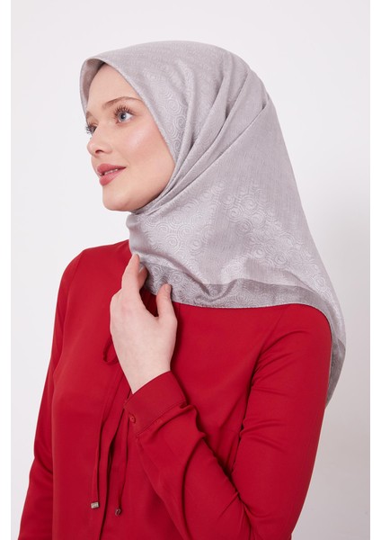 Gümüş Halka Desen Monogram Eşarp fiyatları