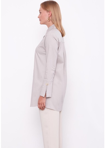 Taş Broş Düğme Detaylı Gömlek fiyatları