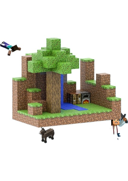 Benim Dünyam Küp Manyetik Emici Mıknatıs Hediye Puzzle Yapboz Blok Oyuncaklar (Yurt Dışından)