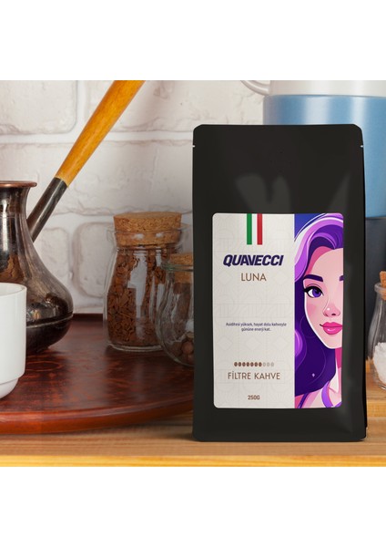 Vivace Luna Taze Öğütülmüş Filtre Kahve 250 gr fiyatları