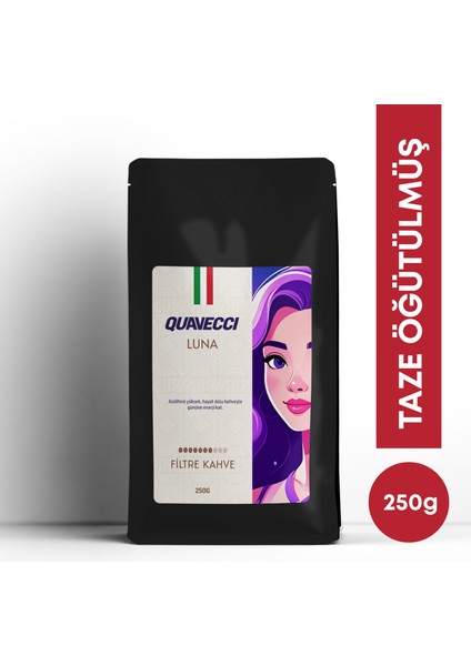 Vivace Luna Taze Öğütülmüş Filtre Kahve 250 gr