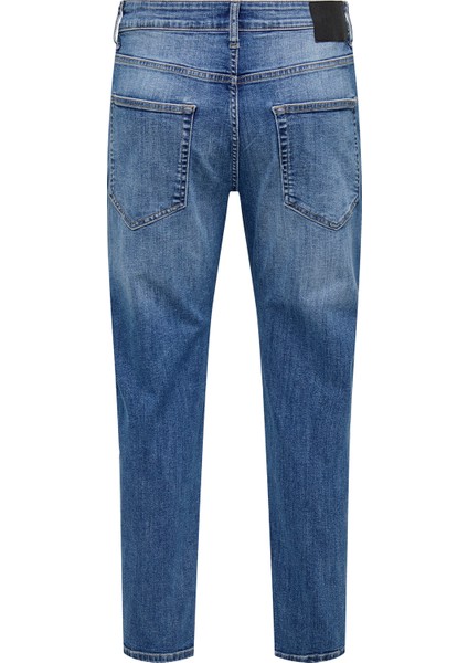 Onsyoke Streç Pamuklu Regular Fit Normal Bel Düz Paça Jeans Erkek Kot Pantolon 22032896 fiyatları