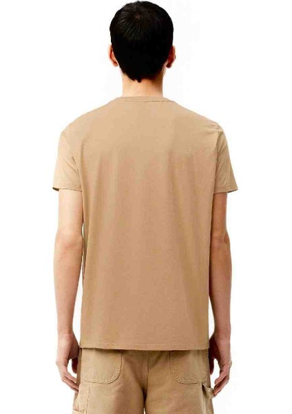 Basıc Bej Slim Fit Bisiklet Yaka fiyatları