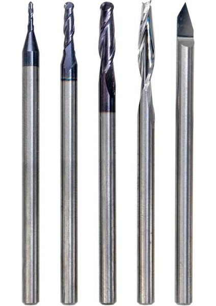 5527 Karbür Gravür Oyma Seti 5 Parça (Sap:3mm)