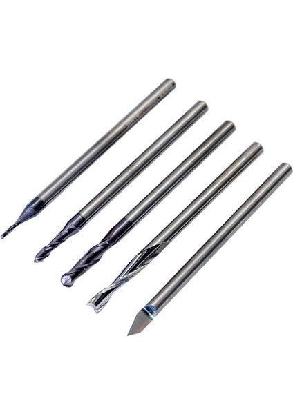 5527 Karbür Gravür Oyma Seti 5 Parça (Sap:3mm)