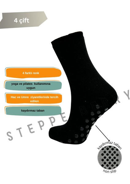 4 Çift Soket Pilates Çorabı modelleri