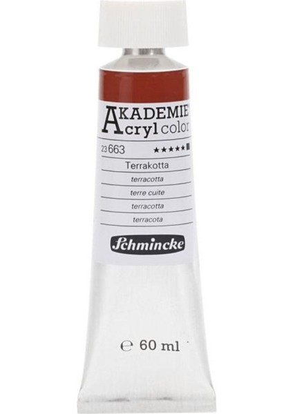 Akademie Akrilik Boya 60ML - 663 Terracotta