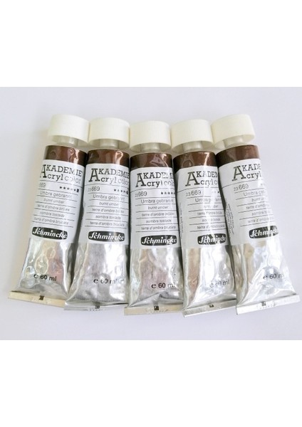 Akademie Akrilik Boya 60ML 669 Burnt Umber fiyatları