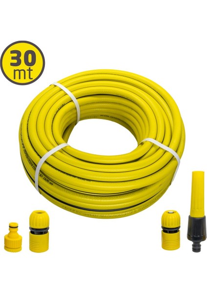 6359 Garden Kit 1/2" (12.5mm) Pvc Bahçe Hortumu 30 mt