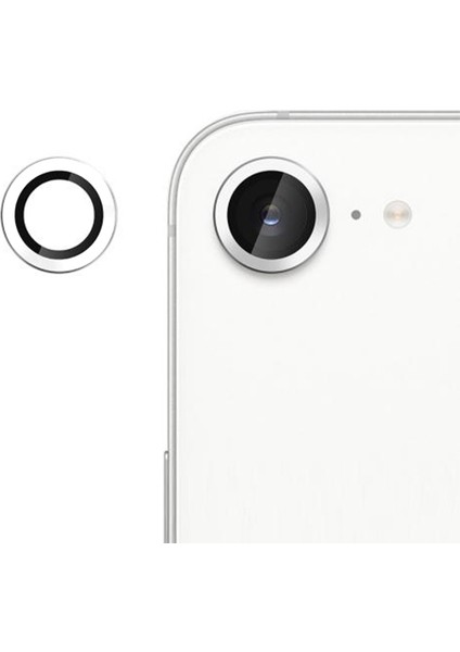 Apple iPhone 16E Uyumlu Safir Lens Kamera Cam Koruyucu