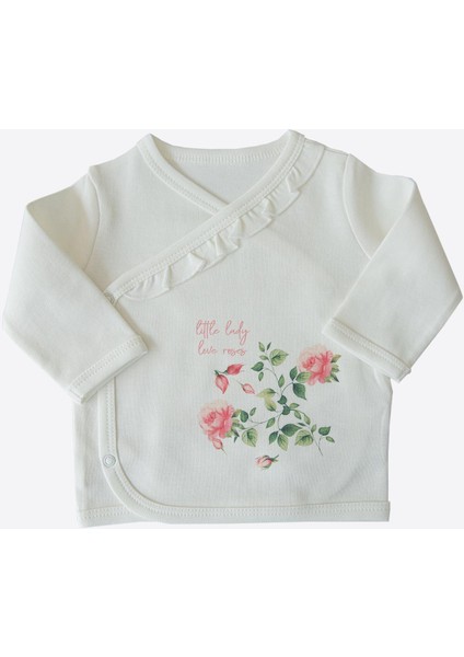 Organik Love Roses 5'li Hastane Çıkış Set Ekru fırsatları