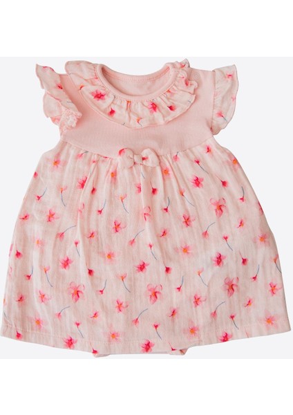 Organik Buga Müslin Jile Body Pembe