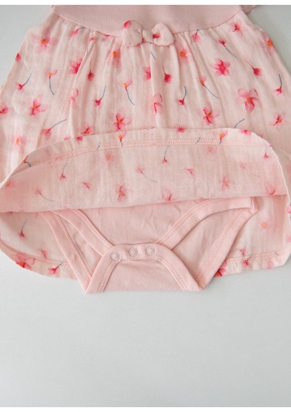 Organik Buga Müslin Jile Body Pembe