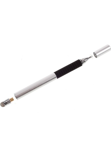 Kapasitif Dokunmatik Ekranlı Akıllı Telefon ve Tablet Için 2'si 1 Arada Disk Stylus Dokunmatik Ekran Kalemi - Gümüş (Yurt Dışından) modelleri