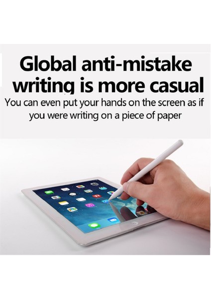 T10 Aktif Kapasitif Kalem iPad Dokunmatik Ekran Kalemi Anti-Hatalı Dokunma Eğim Hassasiyeti Kalemi (Yurt Dışından)