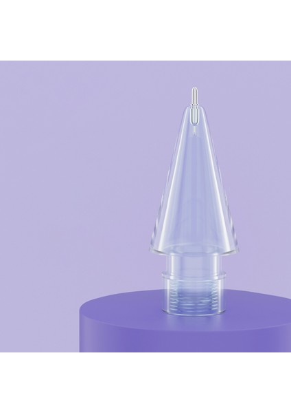 Apple Pencil (2. Nesil)/kalem (1. Nesil)/kalem (Usb-C) Yedek Uçları Tablet Kalem Uçları-Ince Uç/şeffaf Mavi (Yurt Dışından)