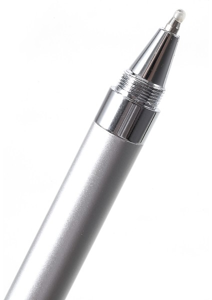 iPhone Samsung Sony Vb. Için Tükenmez Kalem Özelliğine Sahip 2'si 1 Arada Muto-Fonksiyonlu Stylus Kalem - Gri (Yurt Dışından)