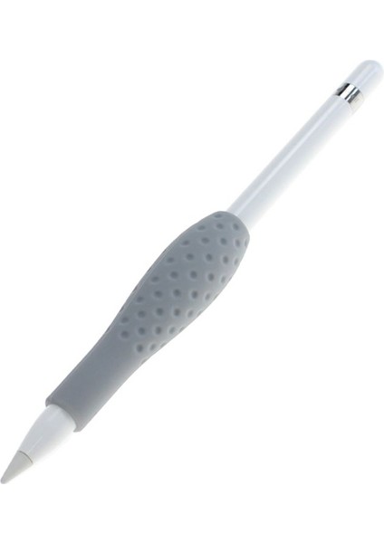 Apple Pencil Için Yumuşak Silikon Dokunmatik Kalem Kılıfı Tutucu Tutacağı-Gri (Yurt Dışından)