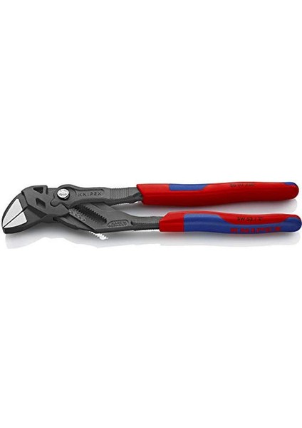 Menashop Metrashop Pense Anahtarı, Çoklu Anahtar, Krom Vanadyum, Atramentize Edilmiş Pas Koruması, 2k Saplı, 250 Mm, 86 02 250