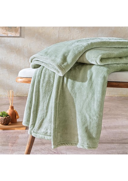 Menashop Olenna Wellsoft Tv Battaniyesi 140X190 Adaçayı