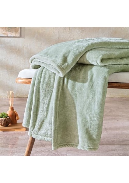 Menashop Olenna Wellsoft Tv Battaniyesi 140X190 Adaçayı fiyatları