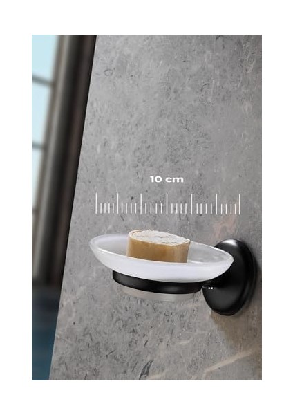 Menashop Hazneli Katı Sabunluk Siyah S-105 fiyatları
