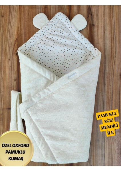 Ekru Kız Erkek Bebek Battaniyesi Doğal Uyku Kundağı Hastane Çıkışı Yenidoğan Mevsimlik Hediyelik fiyatları