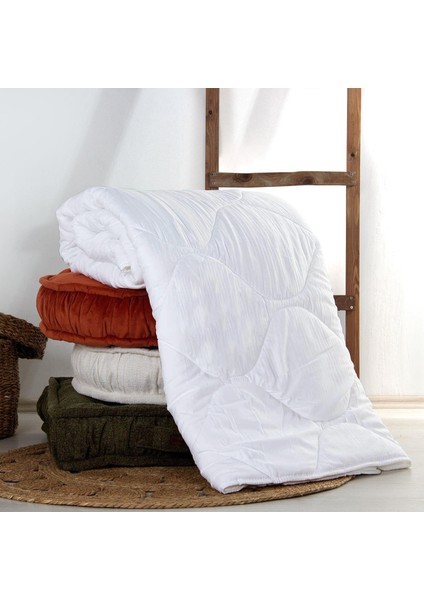 Menashop Antlialerjik Microfiber Plus Çift Kişilik Beyaz 195X215