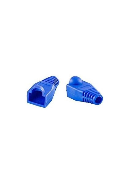 Menashop Metrashop SL-RJ40 RJ45 25 Li Paket Mavi Jack Kılıfı