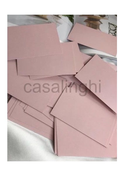 Yazısız Karışık Renkli Kart Tek Taraflı Tek Renk Boş Yazılabilir Mesaj Kartı 8x5 cm 50 Adet