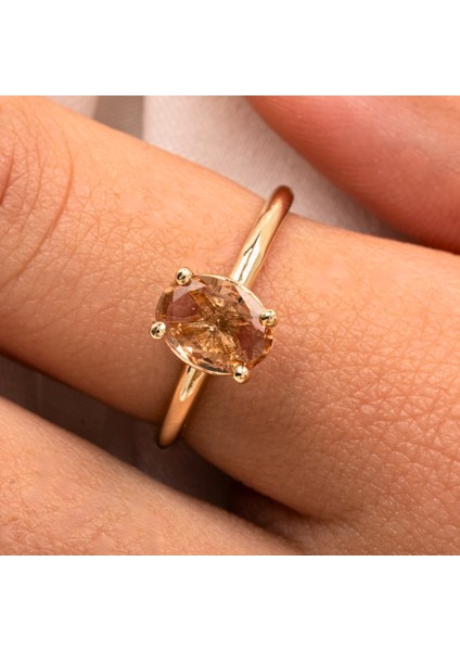 1.10 Karat Zultanit (Renk Değiştiren) Taşlı Pırlanta Montörü 925 Ayar Gümüş Evlilik Teklifi Yüzüğü