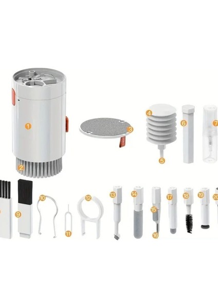 Özel Gelişmiş Tasarım Kulaklık Bilgisayar Telefon Tablet Kamera Temizleme Kiti 20 Parça modelleri