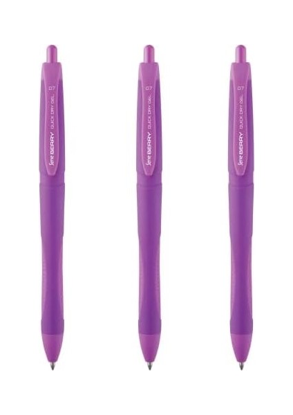 Jel Kalem Berry 07 Menekşe 3lü Set