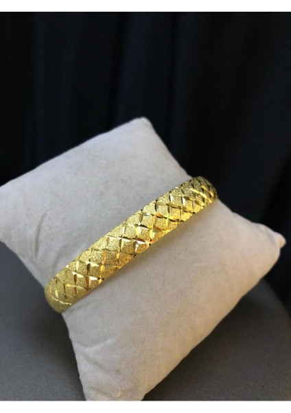 Kadın Altın Kaplama Bilezik - 10MM 24 Ayar Kaplama • Düğün • Nişan • Söz Takı • Bilezikleri modelleri