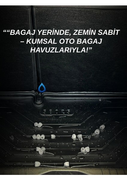 Peugeot Rıfter 2019 ve Sonrası 3D Tam Uyumlu Voic Kauçuk Bagaj Havuzu